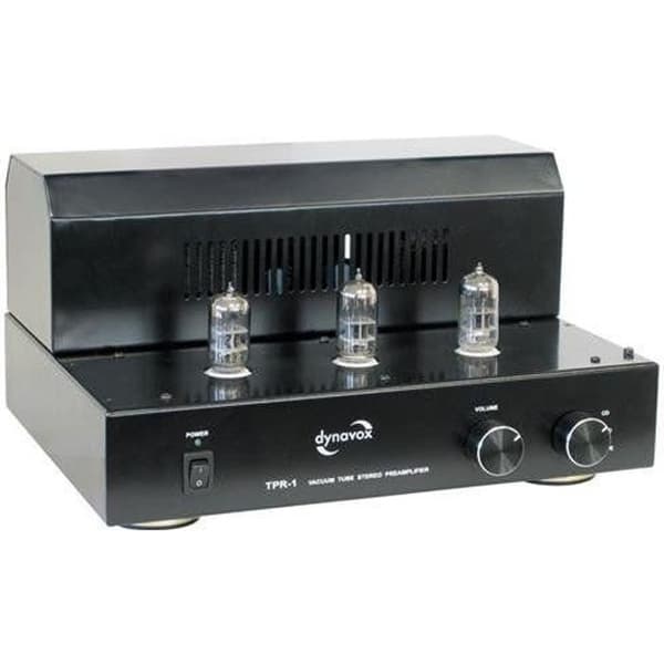 Dynavox TPR-1 Tube Preamplifier Black Import Tyskland
