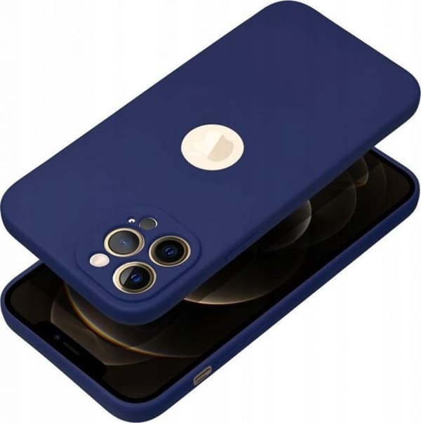 Telefonsamtalsförstärkare - hörförstärkare Forcell Soft-fodral för IPHONE 16 Pro Max mörkblå