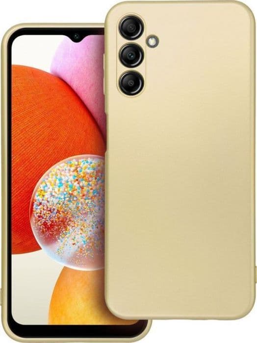 Telefonsamtalsförstärkare - OEM Metallskydd för SAMSUNG A14 5G / A14 4G guld
