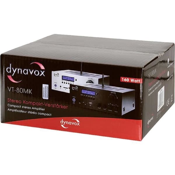 Stereo förstärkare - Dynavox - VT-80 MK - 2x75W - USB - FM-tuner