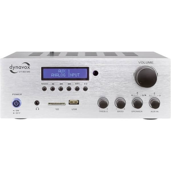 Stereo förstärkare - Dynavox - VT-80 MK - 2x75W - USB - FM-tuner