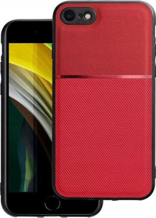 Telefontillverkare - hörlursförstärkare Noname Coque Forcell NOBLE för IPHONE 7 / 8 / SE 2020 röd