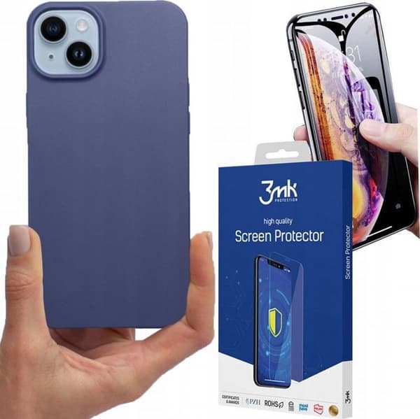 Telefonförstärkare - lyssningsförstärkare Partner tele Coque MATT för HUAWEI P30 Lite blå