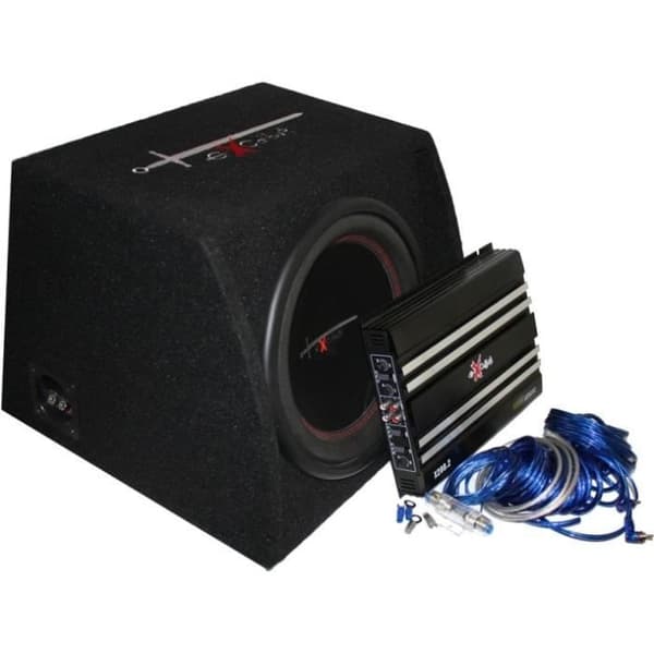 Excalibur X3 baspaket 12'' subwooferförstärkare och kabel