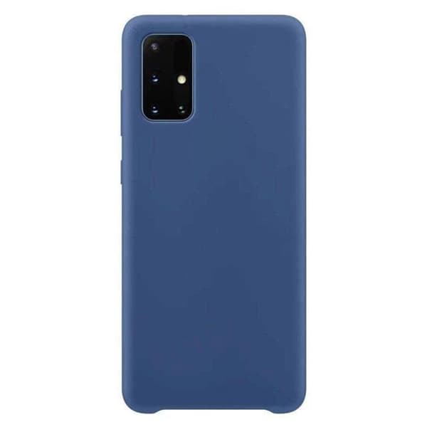 Hurtel Silikonfodral Mjukt Silikon Hölster för Samsung Galaxy S21 Ultra 5G Mörkblå