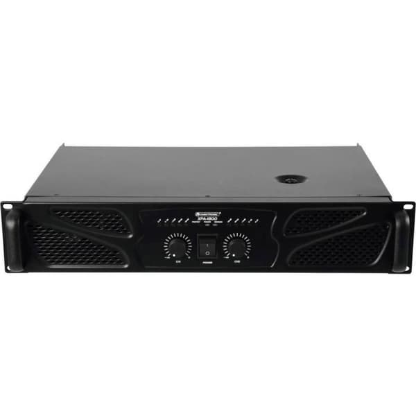 Omnitronic XPA-1800 PA-förstärkare RMS-effekt per kanal vid 4 ohm: 900 W