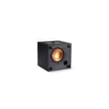 Miniatyrbild 3 av 4: Klipsch Reference Series R-8SW svart subwoofer - 8" formsprutad grafit - integrerad förstärkare