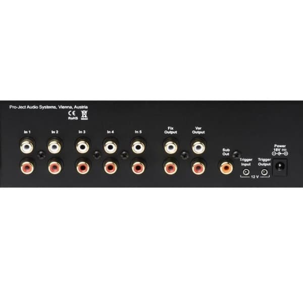 Pro-Ject Pre Box DS2 Analogue Noir - Hifi-preamplifier