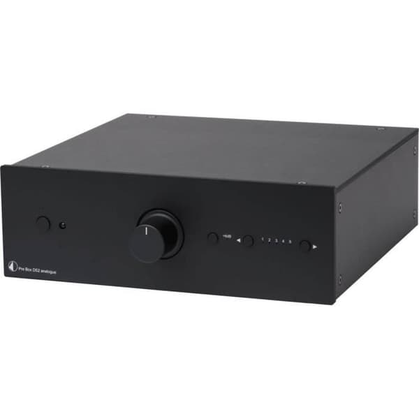 Pro-Ject Pre Box DS2 Analogue Noir - Hifi-preamplifier