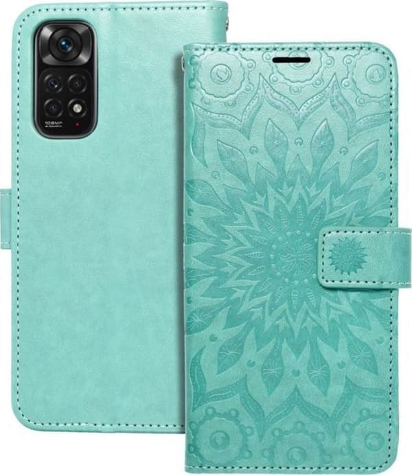 Techonic Ãtui de livre Forcell MEZZO för XIAOMI Redmi NOTE 11 / 11S grön mandala