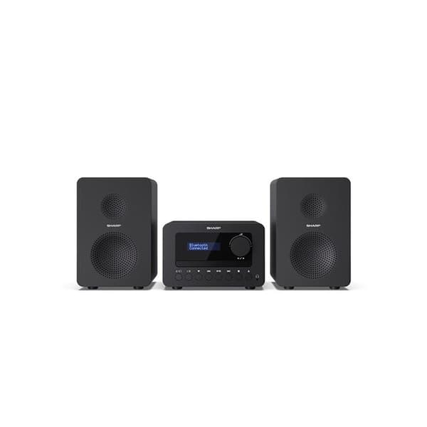 Mikrofon ljudsystem - SHARP - XL-B520D - Bluetooth - CD-spelare - DAB+/FM-mottagare Svart