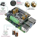 Miniatyrbild 3 av 4: Innomaker HIFI AMP PRO Förstärkare HiFi 2x40W Klass D Hat MA12070P 48KHz/24bit Volumio Max2Play Raspbian Bluetooth Streaming R