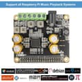 Miniatyrbild 4 av 4: Innomaker HIFI AMP PRO Förstärkare HiFi 2x40W Klass D Hat MA12070P 48KHz/24bit Volumio Max2Play Raspbian Bluetooth Streaming R