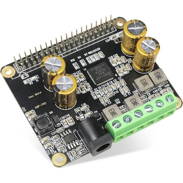 Innomaker HIFI AMP PRO Förstärkare HiFi 2x40W Klass D Hat MA12070P 48KHz/24bit Volumio Max2Play Raspbian Bluetooth Streaming R