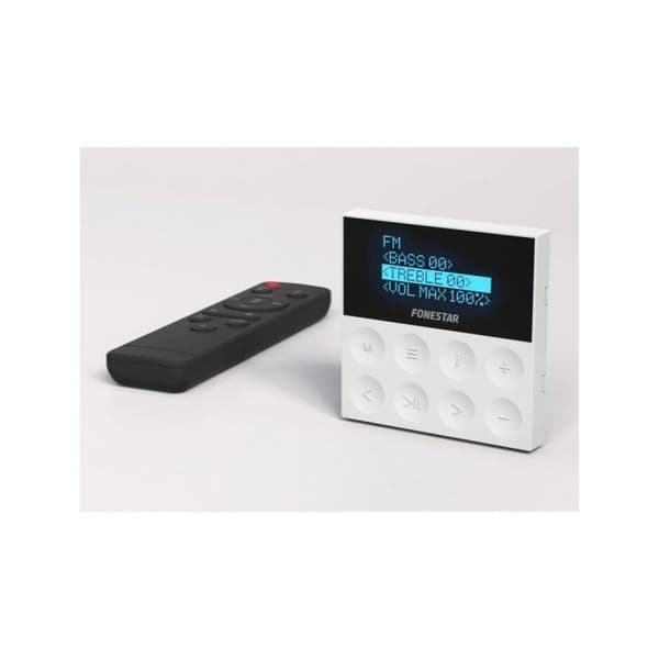 Fonstar KS-WALL Kit Väggförstärkare och 2 Takhögtalare Bluetooth/USB/FM/AUX