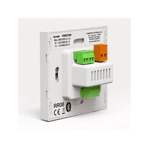 Fonstar KS-WALL Kit Väggförstärkare och 2 Takhögtalare Bluetooth/USB/FM/AUX