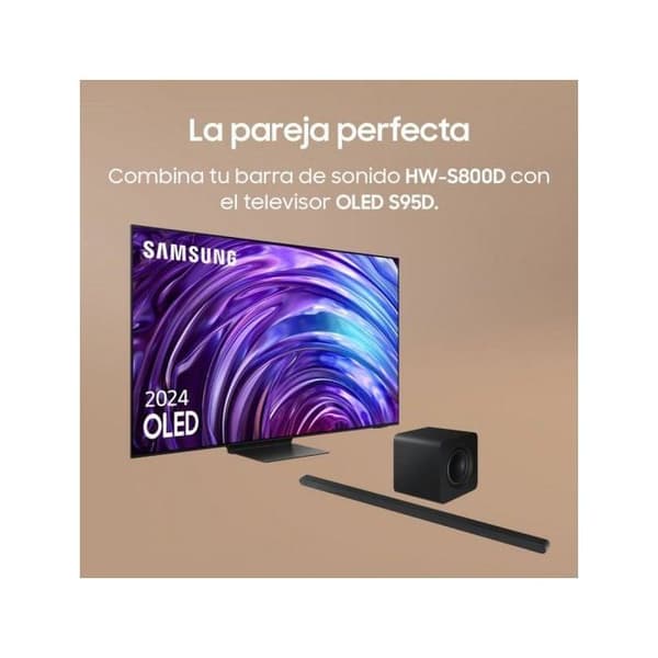 Samsung HW-S800D/ZF Ultra Slim Ljudbar med Subwoofer 3.1.2 Kanaler Wireless Dolby Atmos