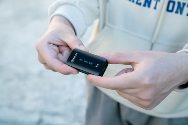 Boya Digital True-Wireless Microphone, Lightning iOS (2.4 GHz) "BY-XM6-S3" (timbru verde 0.18 lei)