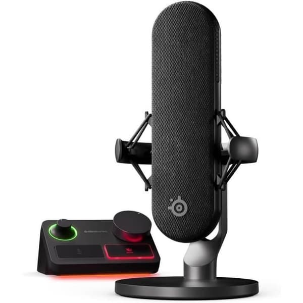 XLR-spelmikrofon i studiokvalitet - STEELSERIES - ALIAS PRO - Svart