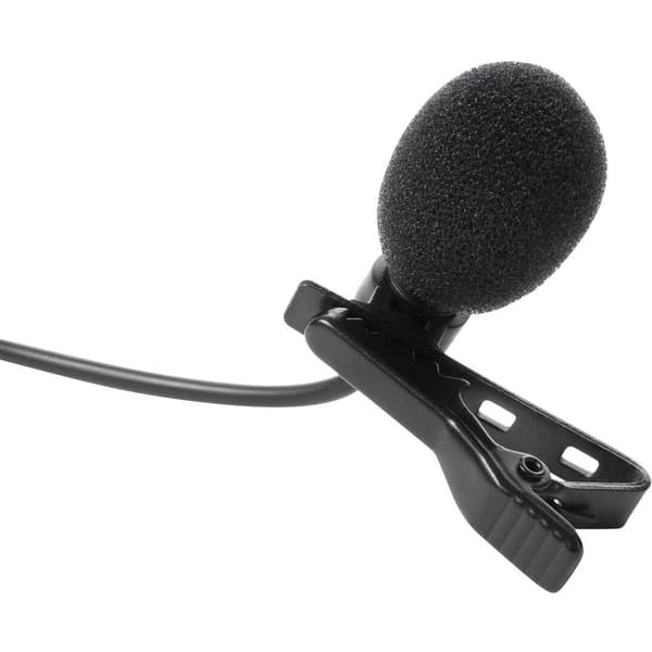 IK Multimedia MIC LAV Myggmikrofon Talmikrofon Sändare signal:Sladd inkl. klammer, inkl. vindskydd Sladd