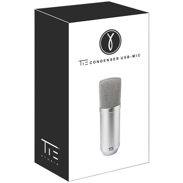 Tie Studio Condenser Mic WH USB-studiomikrofon Sändare signal:Sladd inkl. spindel, inkl. kabel USB Sladd