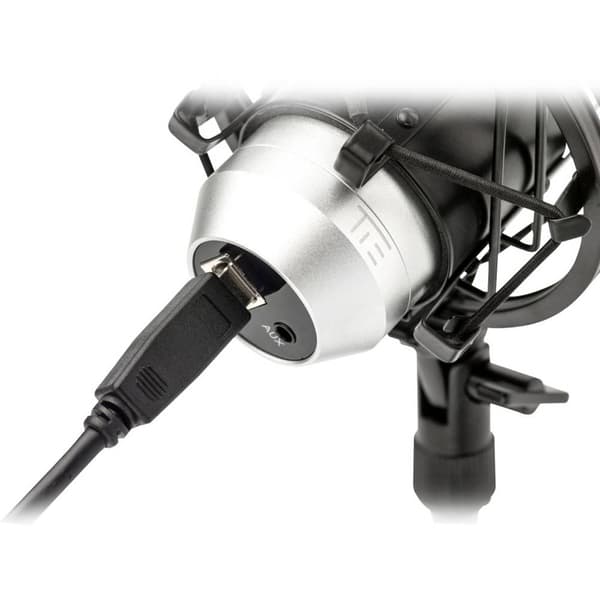 Tie Studio Condenser Mic WH USB-studiomikrofon Sändare signal:Sladd inkl. spindel, inkl. kabel USB Sladd