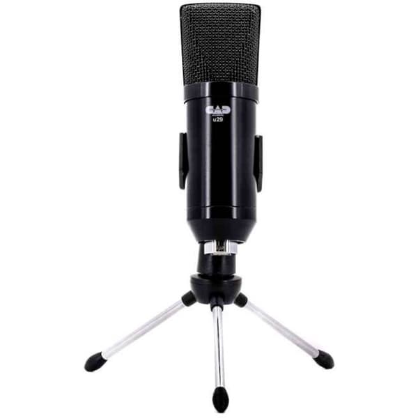 CAD Audio U29 - USB Side Address Studio Mic Talmikrofon inkl. stativ