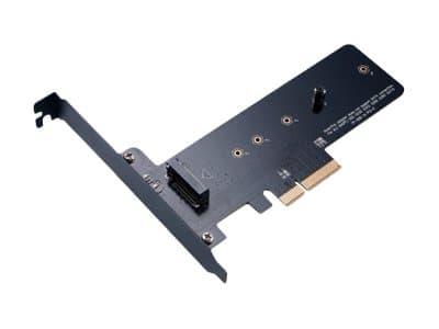 M.2 SSD to PCIe adapter card Full height Low profile bracket