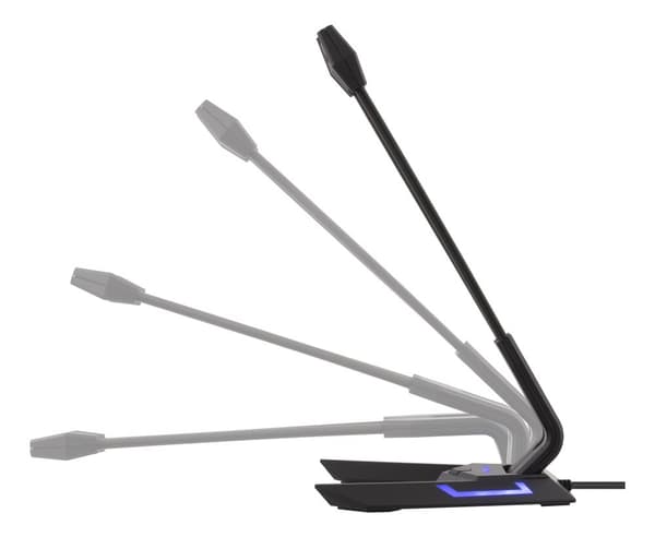USB Desktop Mic frequency range 100Hz 1kHz sensitivity 21dB