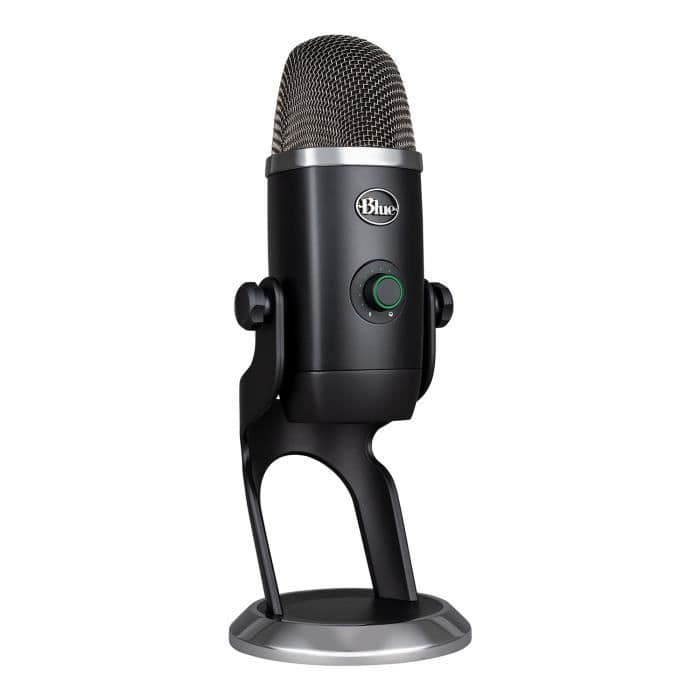 Microphone X USB - Blue Yeti - Pro-kondensator för inspelning, streaming, spel, podcasting på PC eller Mac - Svart