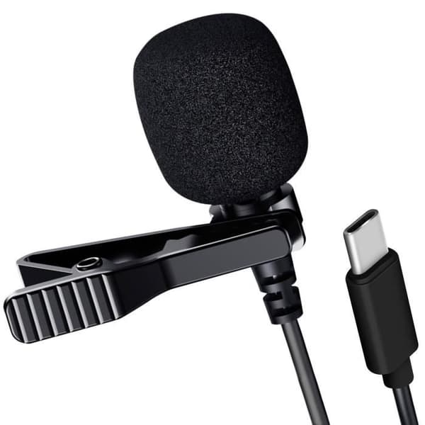 Mikro-krawatt - LinQ - USB-C - Bullerreduksjon - 1.5m - Svart