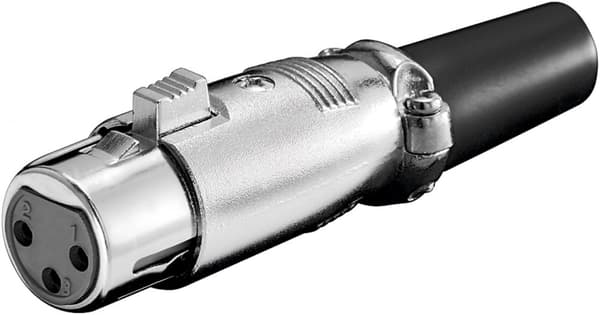 Mikrofonkontakt, 3 Pin