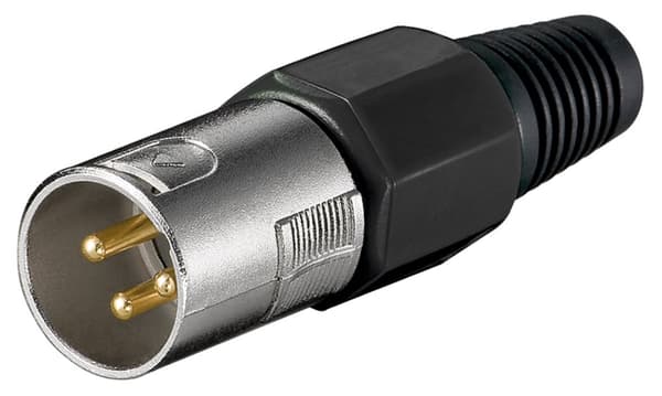 Mikrofonkontakt, 3 pins