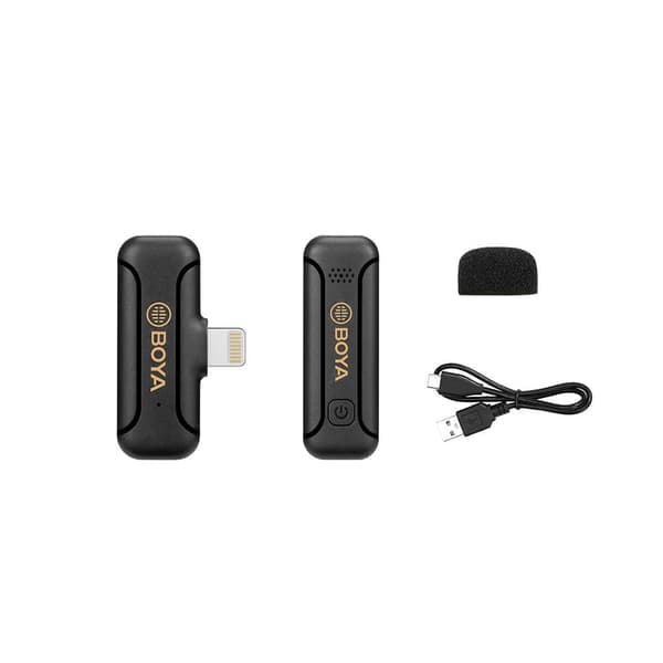 Trådløst mikrofonsystem x1 BY-WM3 med lightningstik