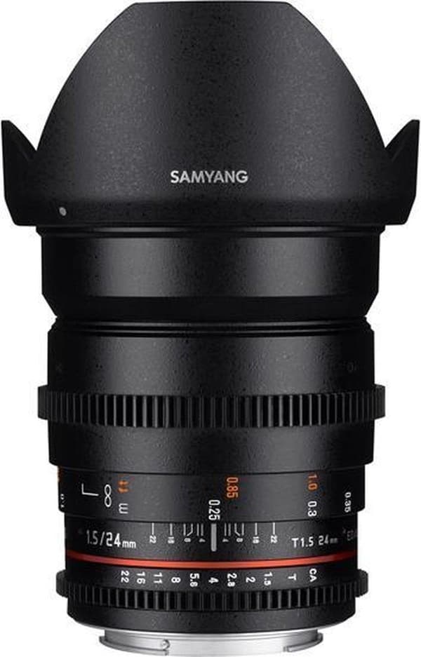 Samyang 24mm T1.5 Vdslr Ed As If Umc II - Prime objektiv - egnet til Sony SLR
