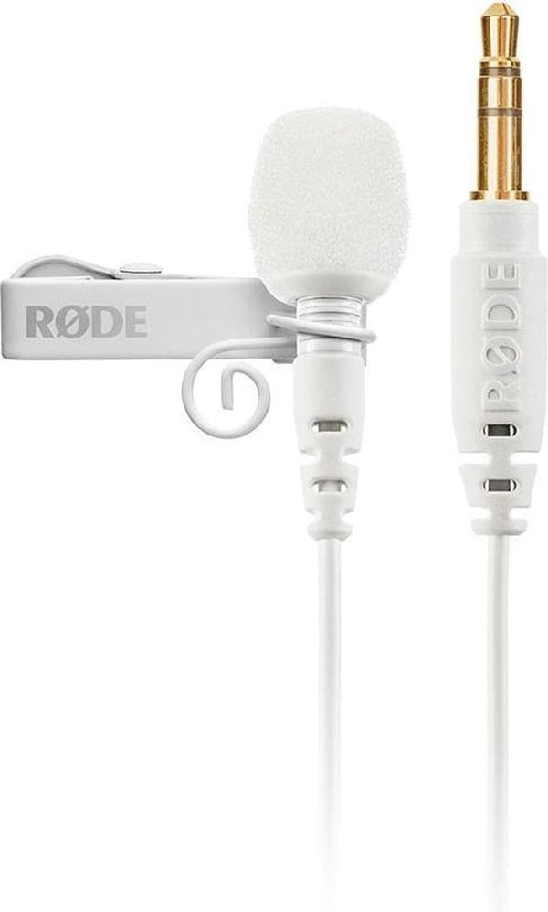 RODE LAVALIER GO - mikrofon Svart, Vit Clip-on-mikrofon