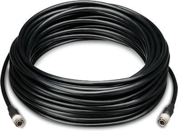 Panasonic KX-VCAEX01X lydkabel 20 m Sort