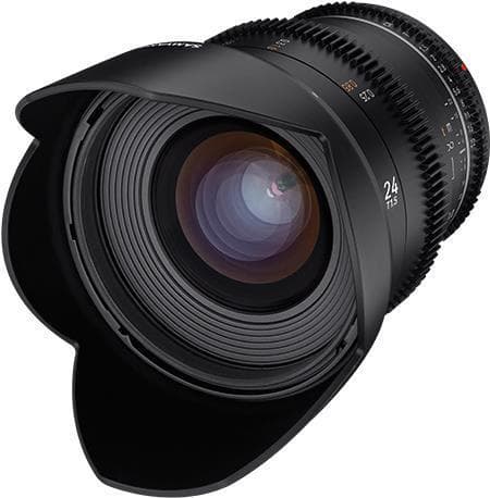 Samyang VDSLR 24 mm T1.5 MK2 SLR standardobjektiv sort (23025)