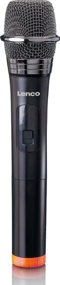 Miniatyrbild 1 av 7: Lenco - MCW-011BK - Trådlös mikrofon med 6,3 mm mottagare