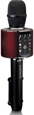 Miniatyrbillede 2 af 11: Lenco BMC-090BK - Bluetooth Karaoke mikrofon med højttaler og belysning - Sort