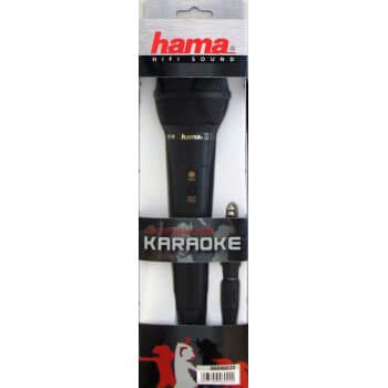 HAMA Microphone Dynamic DM20 Mono Black
