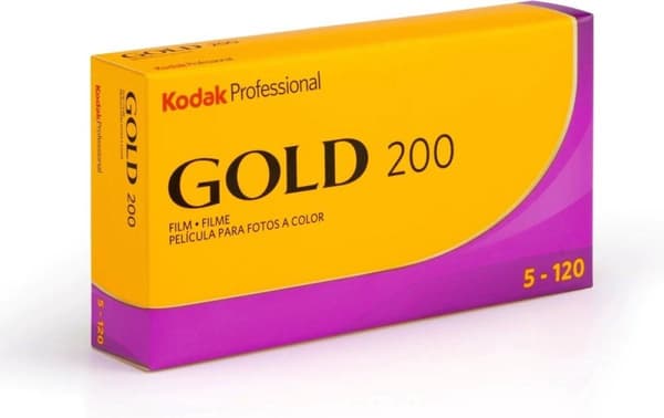 Kodak Professional Gold 200 - 120 film (rullfilm) - 5-pack
