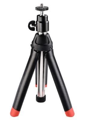 Hama Multi 4in1 Bordstativ 1/4 tum Arbetshöjd: 20 - 90 cm Svart Inkl. smartphonehållare