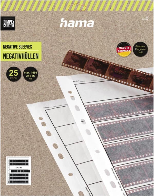 Hama negative ærmer, 35 mm format, glasin (00002250)