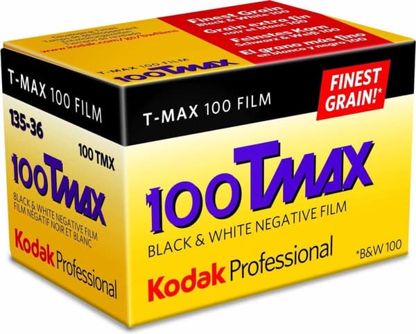 Kodak Professional T-Max 100 - svartvit negativ film - 135 (35 mm) - ISO 100 - 36 exponeringar