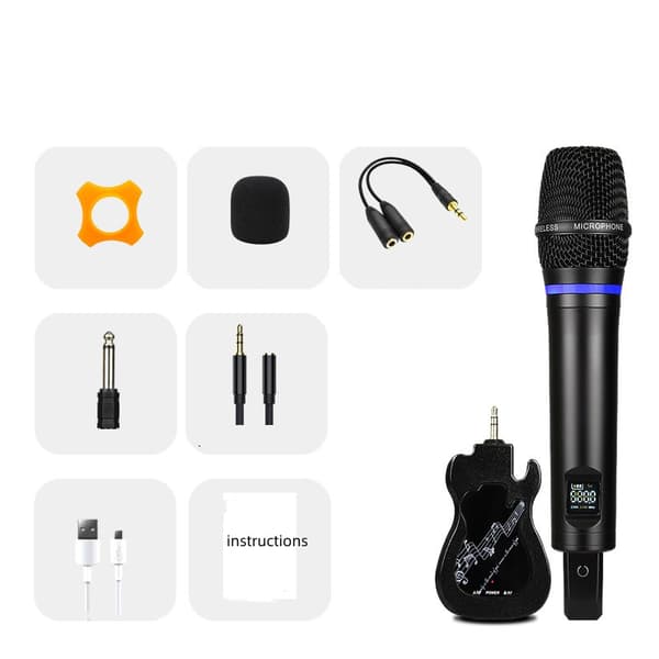 Trådløs mikrofon Bluetooth rumklang med Android-portkabel MultiColor