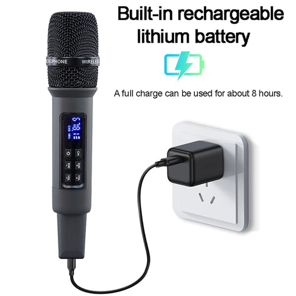 Trådløs mikrofon Bluetooth Reverb med Android-portkabel Flerfarget