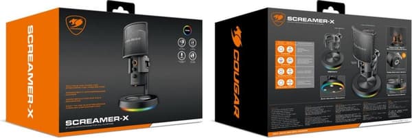 COUGAR Studio Microphone Screamer-X (CGR-U163RGB-500MK)