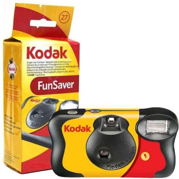 Kodak Fun Saver - Kertakäyttöinen kamera salamalla - 27 kuvaa