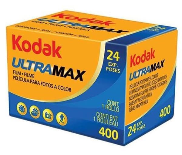 Kodak Ultra Max 400 135/24 35 mm filmirulla, jossa 24 kuvaa